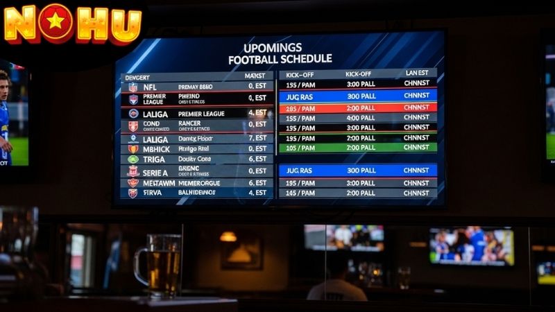 lich-thi-dau-the-thao-hom-nay